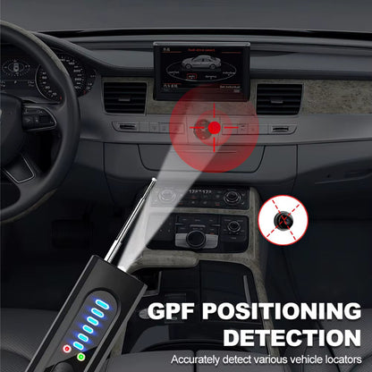 Hidden Infrared Camera Detector Protective Alarm Anti-Spy Car GPS Tracker Listening Device Bug Wireless Scanner Camera Detector