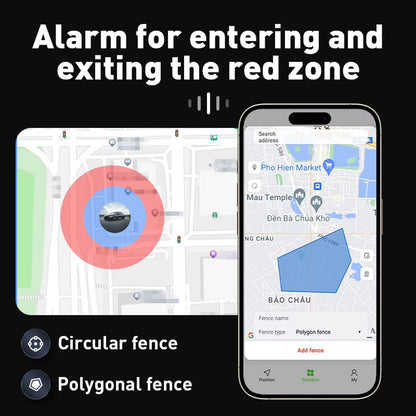 GF-10 Mini Magnetic GPS Tracker Smart Finder Long Standby SOS Tracking Device for Person/Pet Location Tracker Real-Time Locator