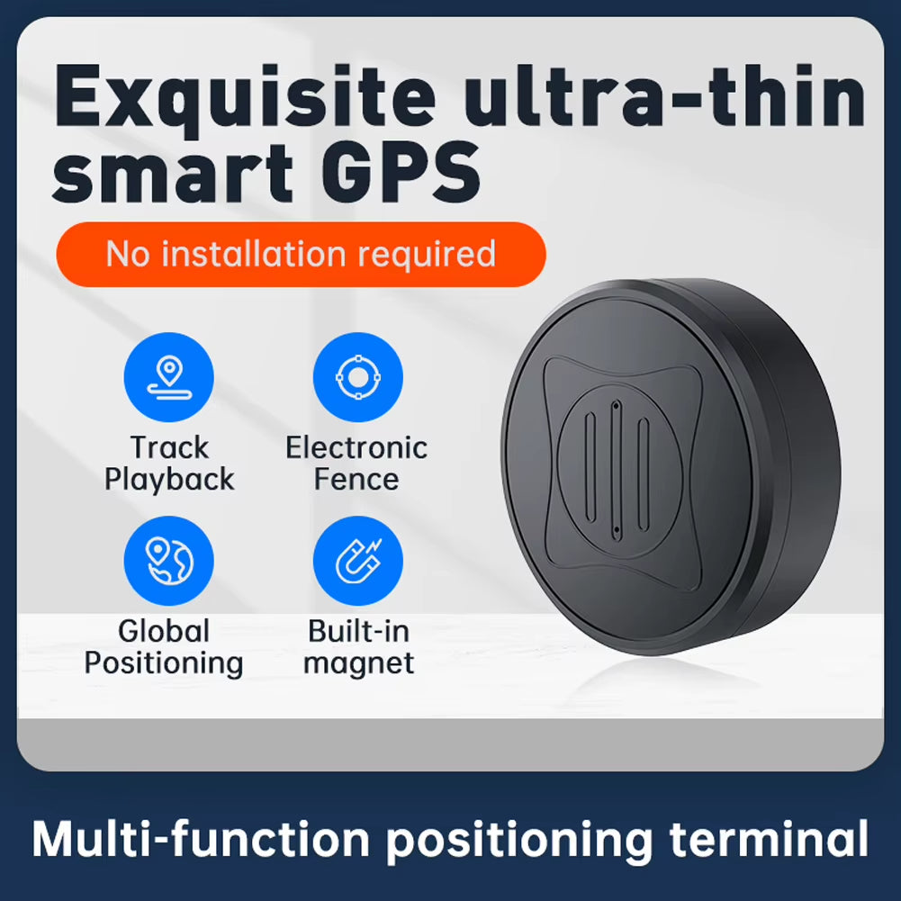 GF-10 Mini Magnetic GPS Tracker Smart Finder Long Standby SOS Tracking Device for Person/Pet Location Tracker Real-Time Locator