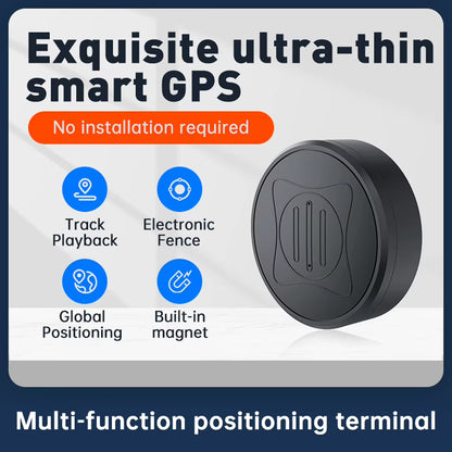 GF-10 Mini Magnetic GPS Tracker Smart Finder Long Standby SOS Tracking Device for Person/Pet Location Tracker Real-Time Locator