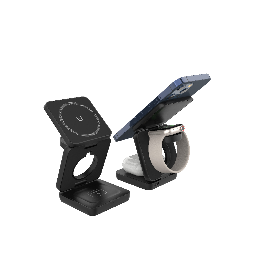 3-in-1 Magnetic Wireless Charging Station